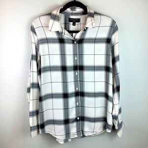Banana Republic Factory Boyfriend Flannel Shirt NWT